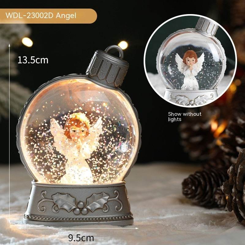 Christmas Holiday Decorations Luminous Simulation Flat Light LED Decoration Scene Layout Flame Light Home Decor - Here2Save