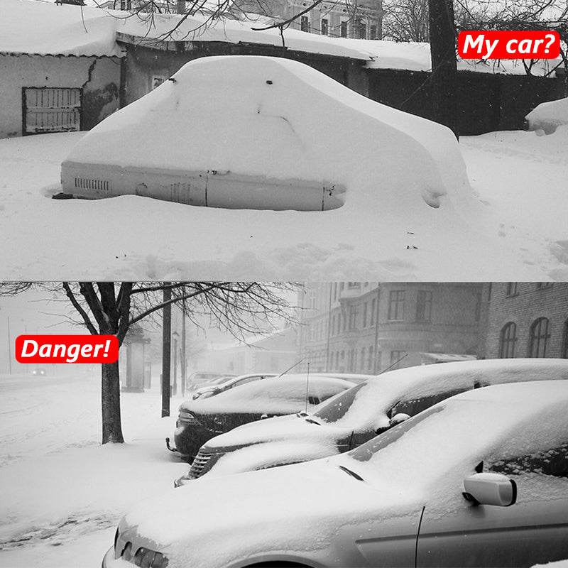 Heatable snow removal shovel for vehicle - Here2Save