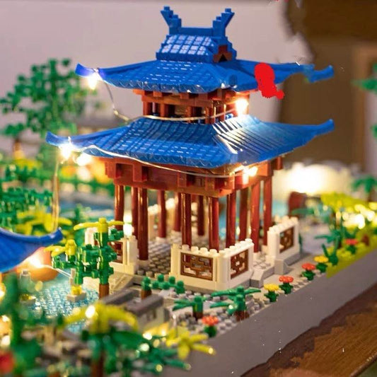 Oriental Garden Leifeng Tower Hangzhou Diamond Micro-particle Building Blocks - Here2Save