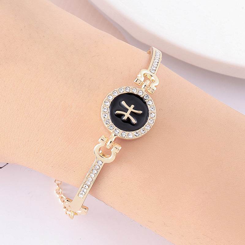New Korean Style Fashionable Simple 12 Constellation Bracelet - Here2Save