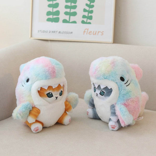 Cartoon Shark Cat Transforms Into A Doll - Here2Save