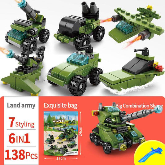 Toy Intelligence Small Particles Splicing Car Boy Assembling Building Blocks - Here2Save