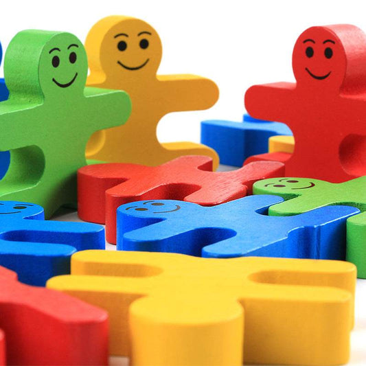 Cartoon Educational Wooden Early Education Toys Assembling Bricks Pro Balance Villain Building Blocks - Here2Save