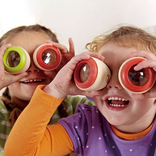 Wooden Magic Kaleidoscope Interesting Effect Educational Learning Puzzle Toy For Babies And Children - Here2Save