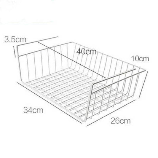 Punch-free Cabinet Hanger Kitchen Supplies Seasoning Rack Bathroom Multifunctional Hanging Basket Storage Rack - Here2Save