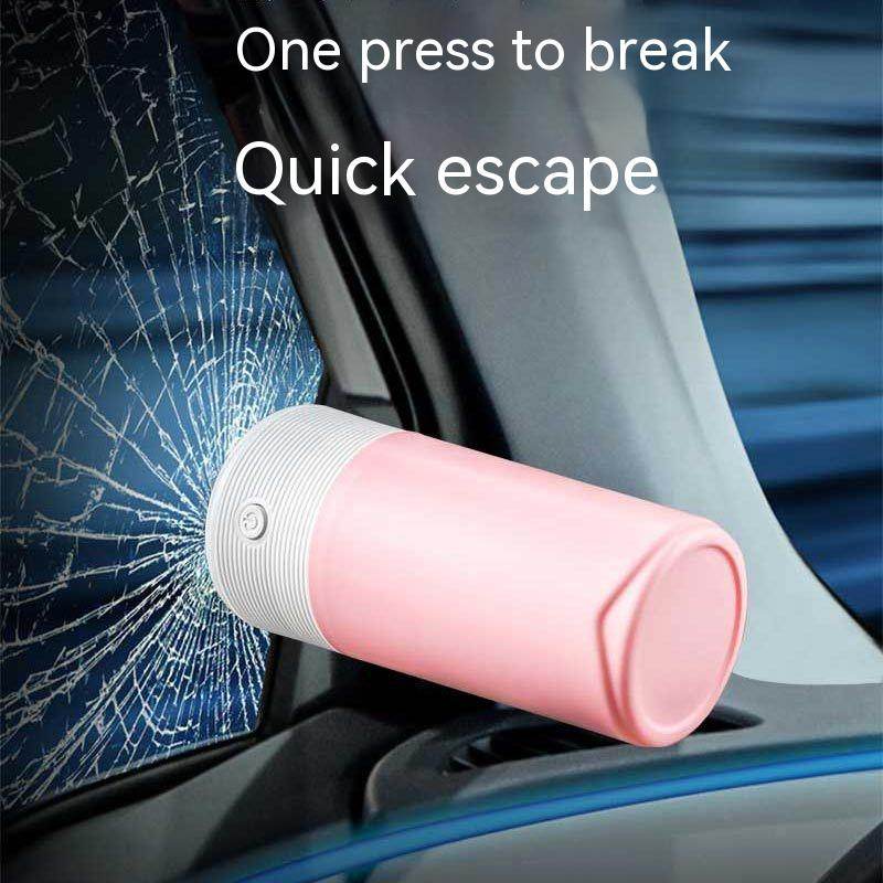 Car humidifier with window breaker - Here2Save