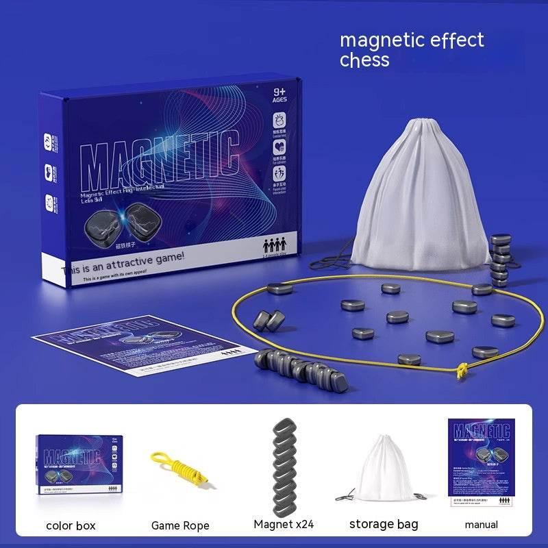 Magnetic Chess Game Magnet Stone Board Game Set Toy For Children Educational Battle Game Christmas Gift - Here2Save