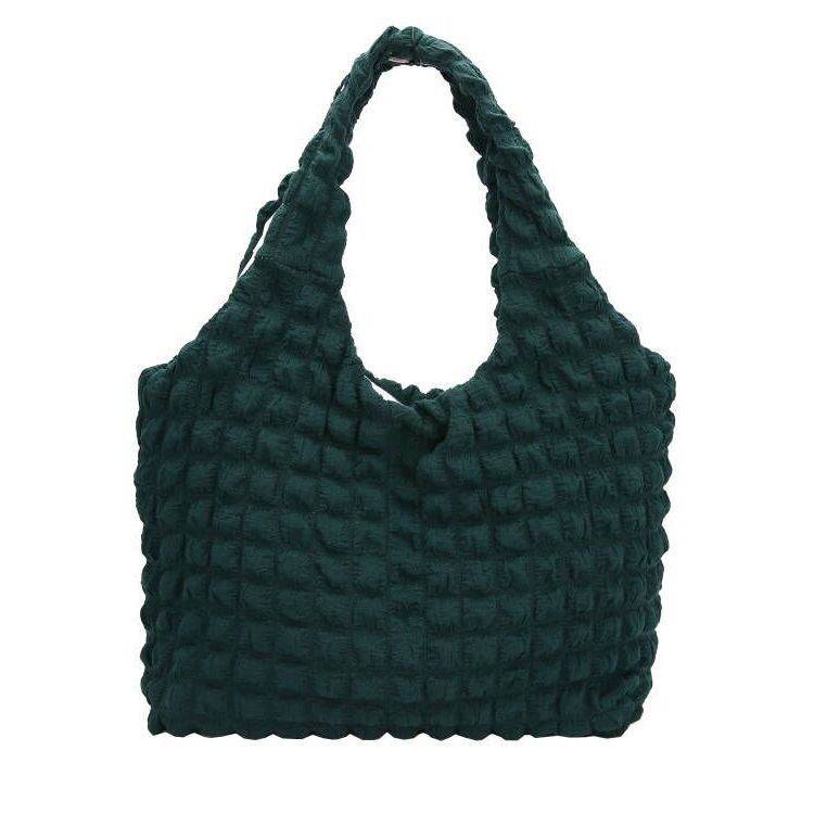 Cute Pleated Puff Shouder Bag Women Large-capacity Cloud Armpit Bag Winter Fashion Handbags Girls - Here2Save