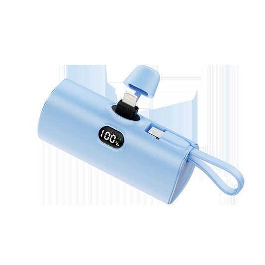 Capsule Digital Display Wireless Pocket Power Bank - Here2Save