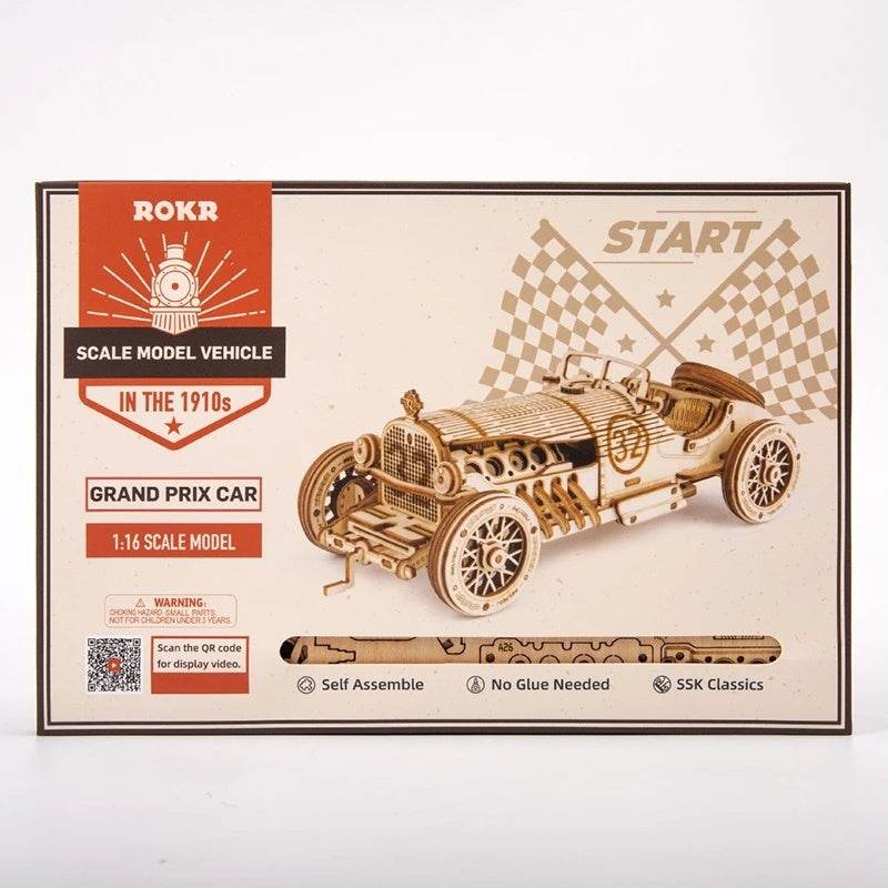 Car 3D Wooden Puzzle Game Assembly Racing Children's Toys - Here2Save