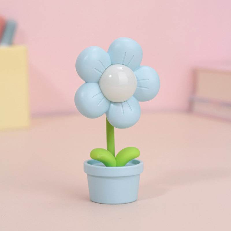 Mini Flower Small Night Lamp Cute Atmosphere Bedside Creative Home Decor Bedroom Ambient Lights - Here2Save