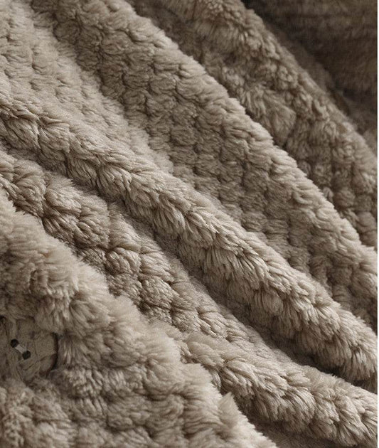 Women's Fashion Temperament Pure Color Hooded Double-sided Velvet Sweatshirt Coat - Here2Save