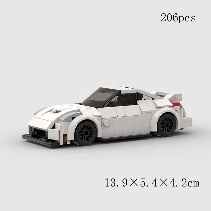 Children's Toy Car Racing Model Building Blocks Compatible With Small Particles Puzzle DIY - Here2Save