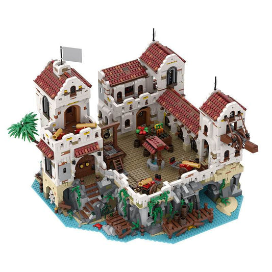 Classic Architectural Series Pirate Building Blocks In Barracuda Bay The Fortress Of High Eldorado - Here2Save