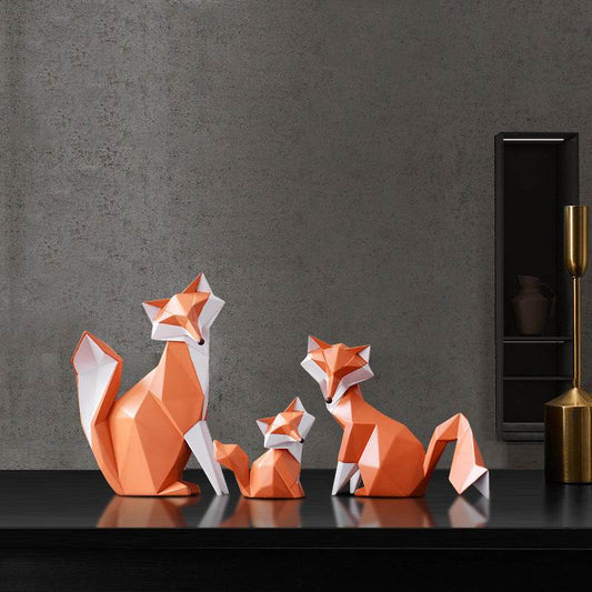 Modern Minimalist Fox Animal Ornaments - Here2Save