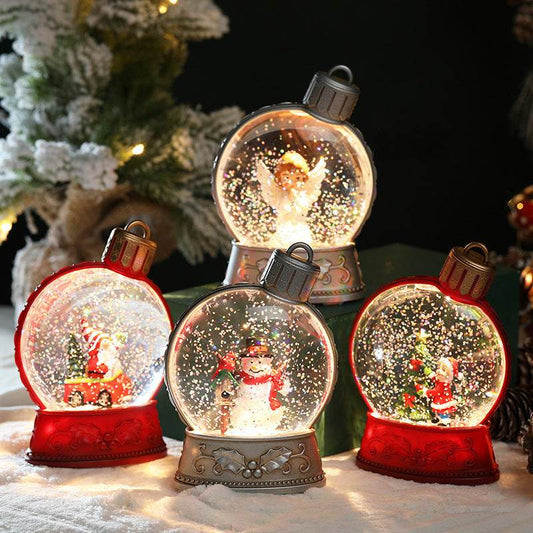 Christmas Holiday Decorations Luminous Simulation Flat Light LED Decoration Scene Layout Flame Light Home Decor - Here2Save