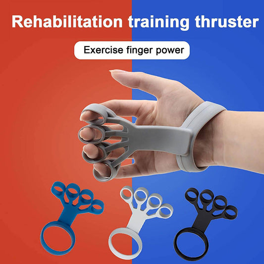 Silicone Grip Device Finger Exercise Stretcher Arthritis Hand Grip Trainer Strengthen Rehabilitation Training To Relieve Pain - Here2Save