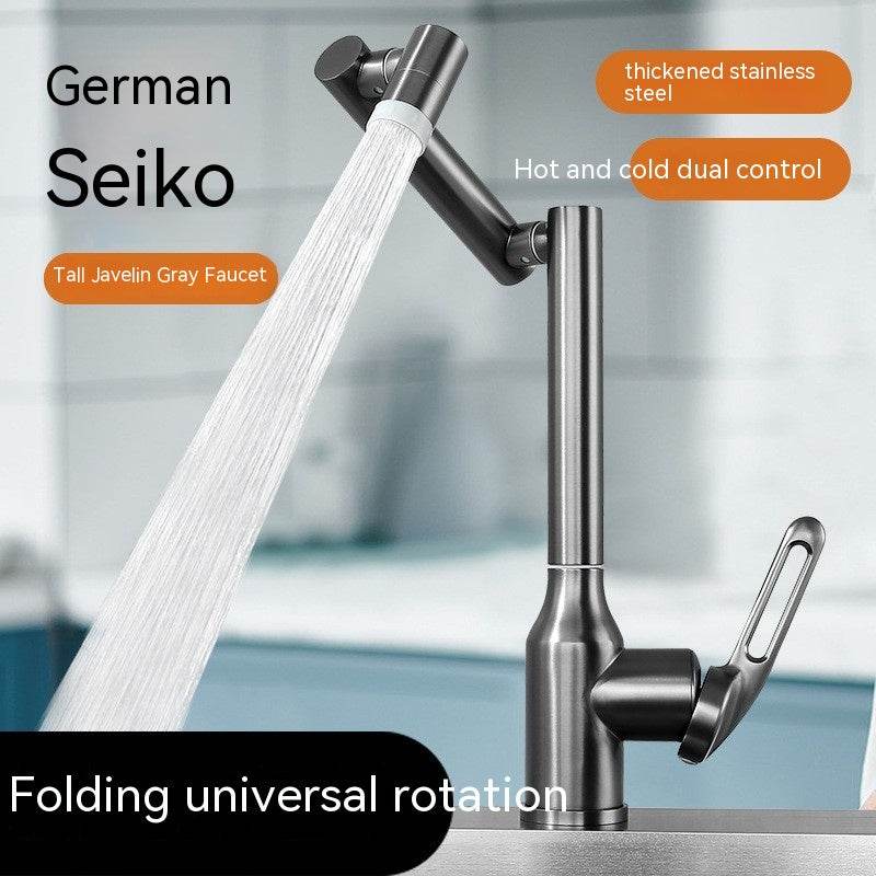 Household Minimalist Rotating Pull-out Sink Faucet - Here2Save