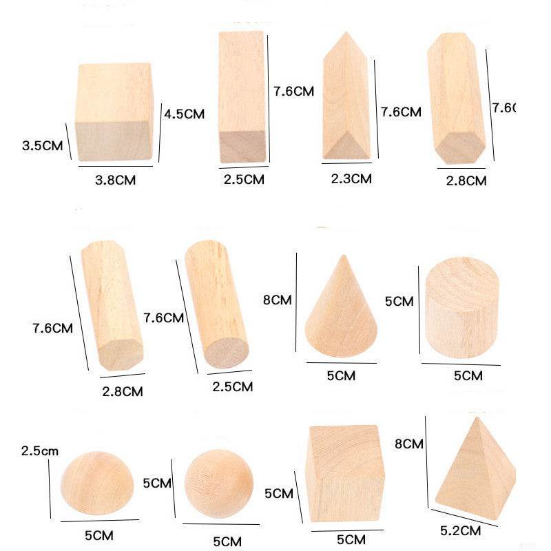32 Elementary School Mathematics Teaching Aids Solid Geometric Model - Here2Save