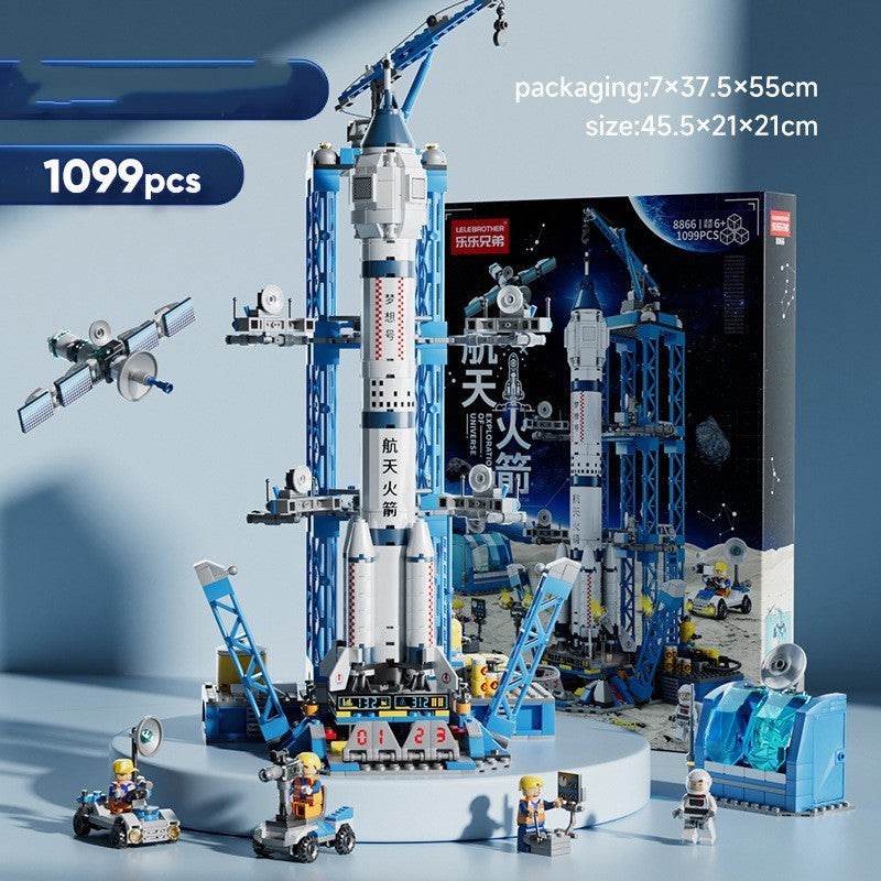 Building Blocks Small Particles Military Rocket Boy Children's Puzzle Enlightenment Assembling Toys - Here2Save