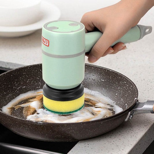 Electric Cleaning Brush Dishwashing Brush Automatic Wireless USB Rechargeable Professional Kitchen Bathtub Tile Cleaning Brushes - Here2Save