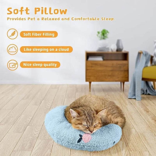 Little Pillow For Cats Fashion Neck Protector Deep Sleep Puppy U-Shaped Pillow Pets Pillow Kitten Headrest Dog Sleeping Pillow Pet Products - Here2Save