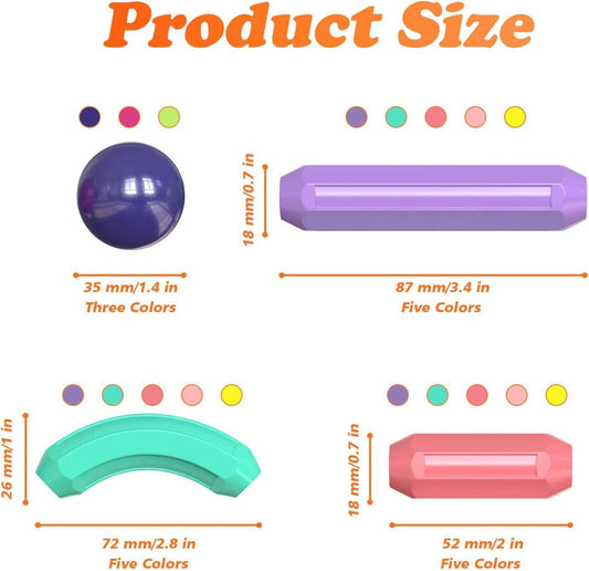 Magnetic Building Blocks Set For Kids Ages 3, STEM Construction 3D Stacking Magnetic Toys For Boys And Girls,Magnetic Sticks And Balls Game Set For Kid Is Early Educational Learning 128PCS. - Here2Save