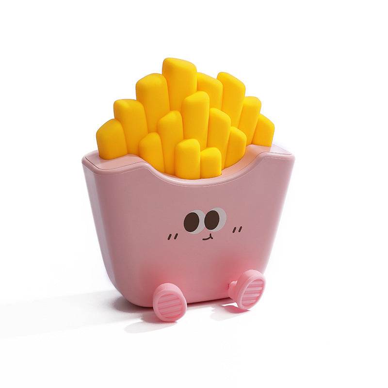 Creative Cute French Fries Night Light Charging Night Rechargeable Lamp Home Decor - Here2Save