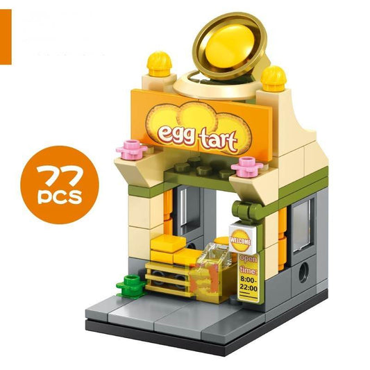 Building Blocks Mini Street View City Small House Mall Bridal Shop Girl Piecing - Here2Save