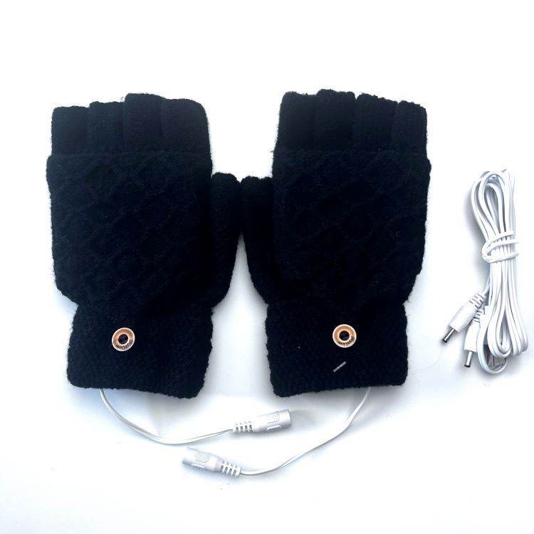 Breathable 5V USB Heated Gloves Winter Heated Gloves Knitted Heating Gloves Knitting Battery Powered Sports Outdoor Hunting - Here2Save