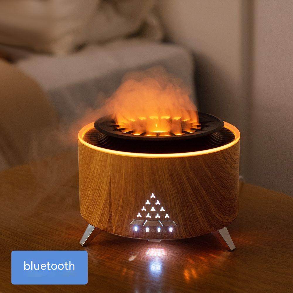 White Noise Flame Aroma Diffuser Desktop Humidifier - Here2Save