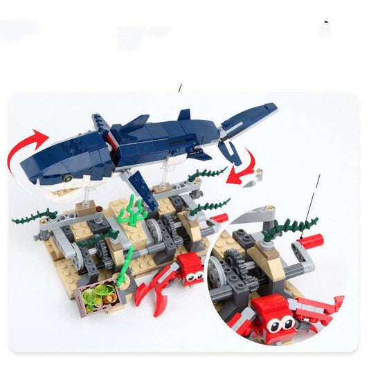 Building Blocks Changeable Series Submarine Creature Toys - Here2Save