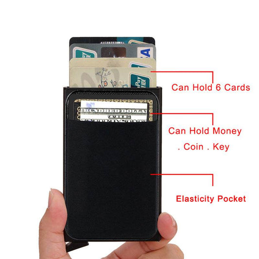 Metal Credit Card Holder Smart Wallet - Here2Save