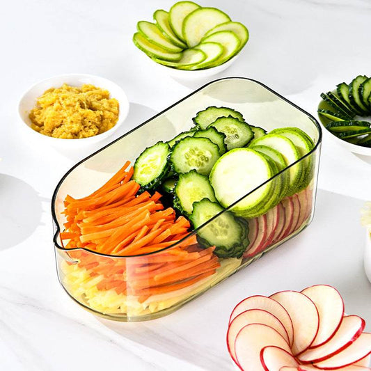 Multifunction Transparent Vegetable Cutter Steel Blade Potato Slicer Fruit Shred Dicing Blades Carrot Cheese Grater Chopper Kitchen Gadgets - Here2Save