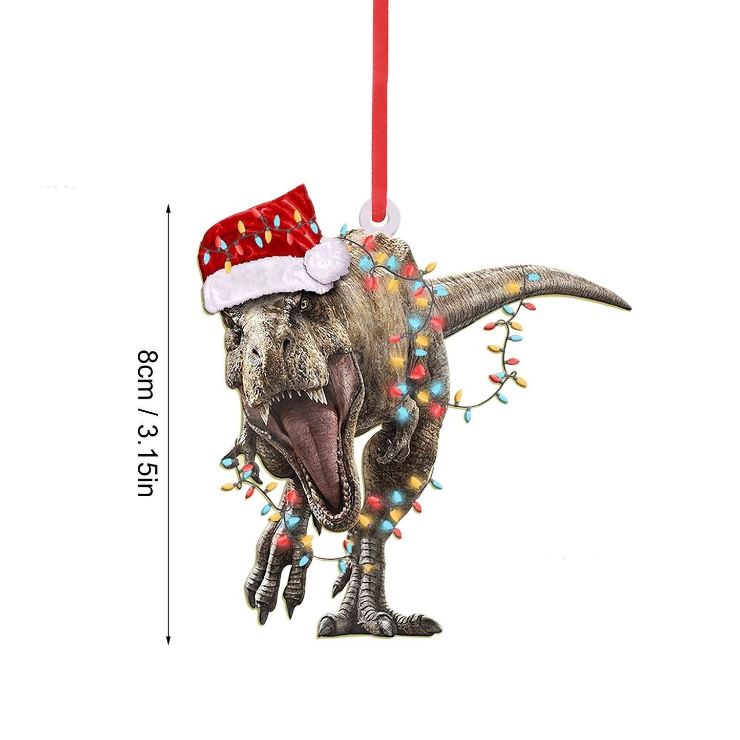 Christmas Tree Dinosaur Pendant Ornament - Here2Save