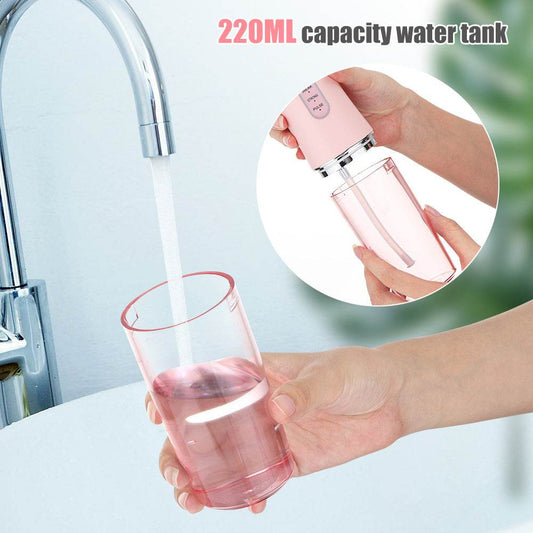 Household 3-speed 220ml Hand-held Electric Dental Irrigator - Here2Save