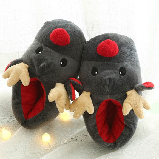 Christmas Shoes Cute Elk Home Slippers - Here2Save