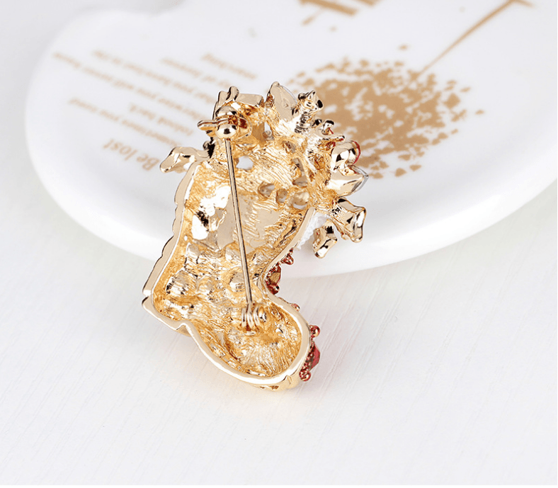 New Fashion Christmas Boots Alloy Brooch - Here2Save