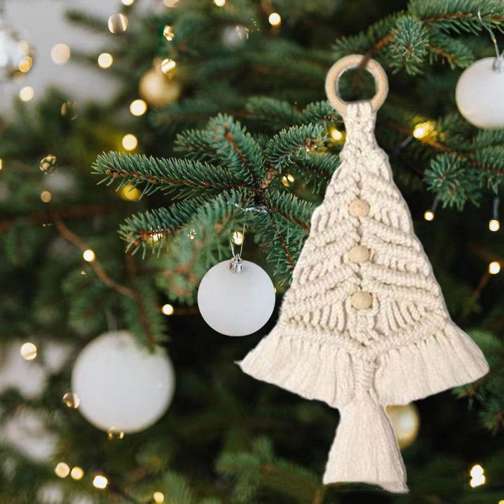 Christmas Tree Diy Material Package Handmade Cotton String Woven - Here2Save