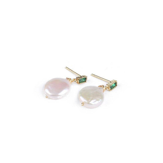 Natural Freshwater Baroque Pearl Earrings - Here2Save