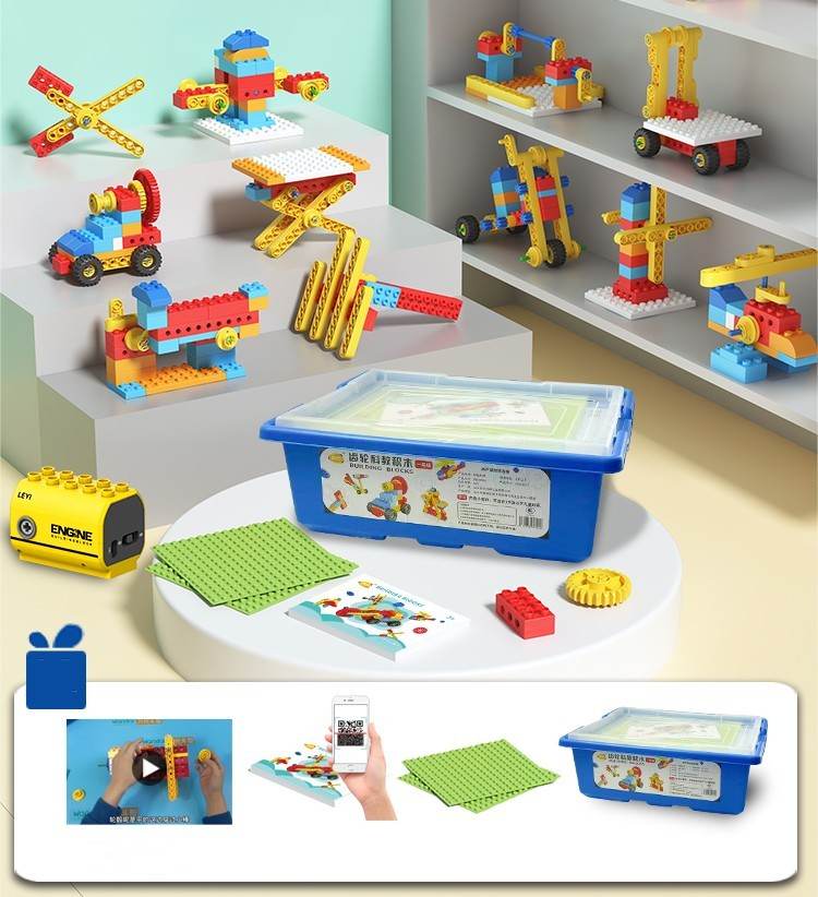 Children's Programmable Robot Set Science Educational Puzzle Building Blocks - Here2Save