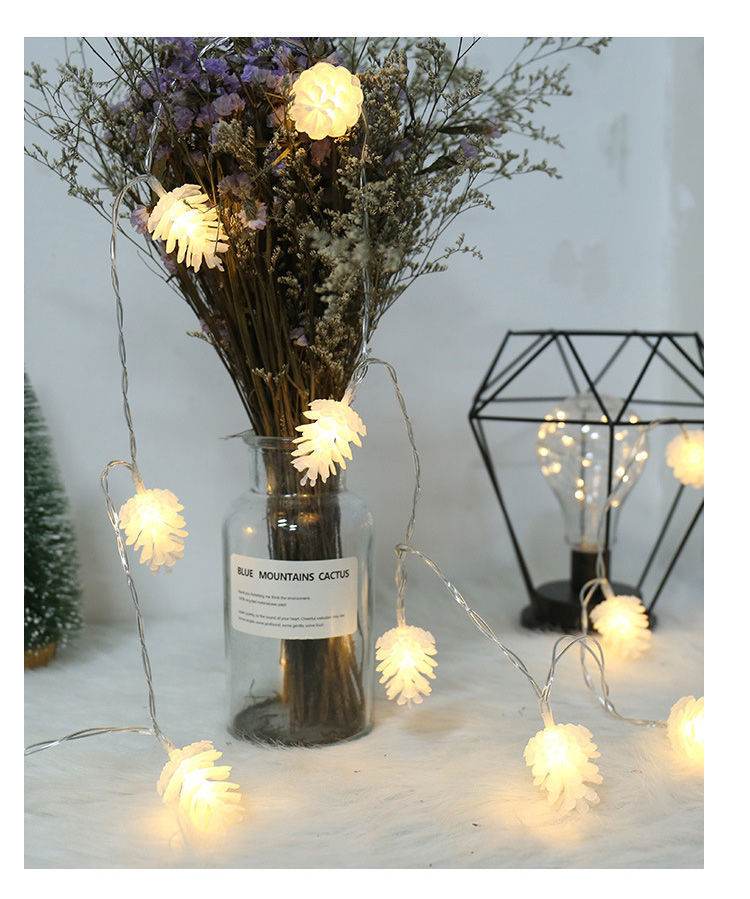 LED Simulation Transparent Pine Nut Light String - Here2Save