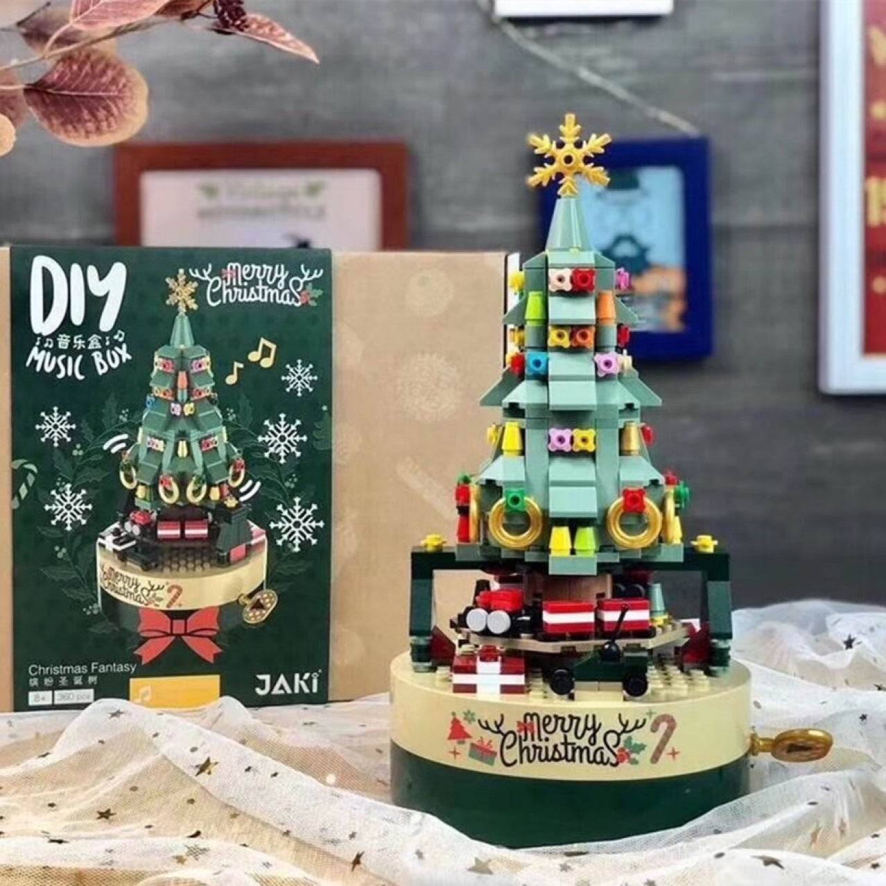 Christmas House Building Blocks Gifts Children'S Toys Puzzle Assembling Creative Ornaments - Here2Save