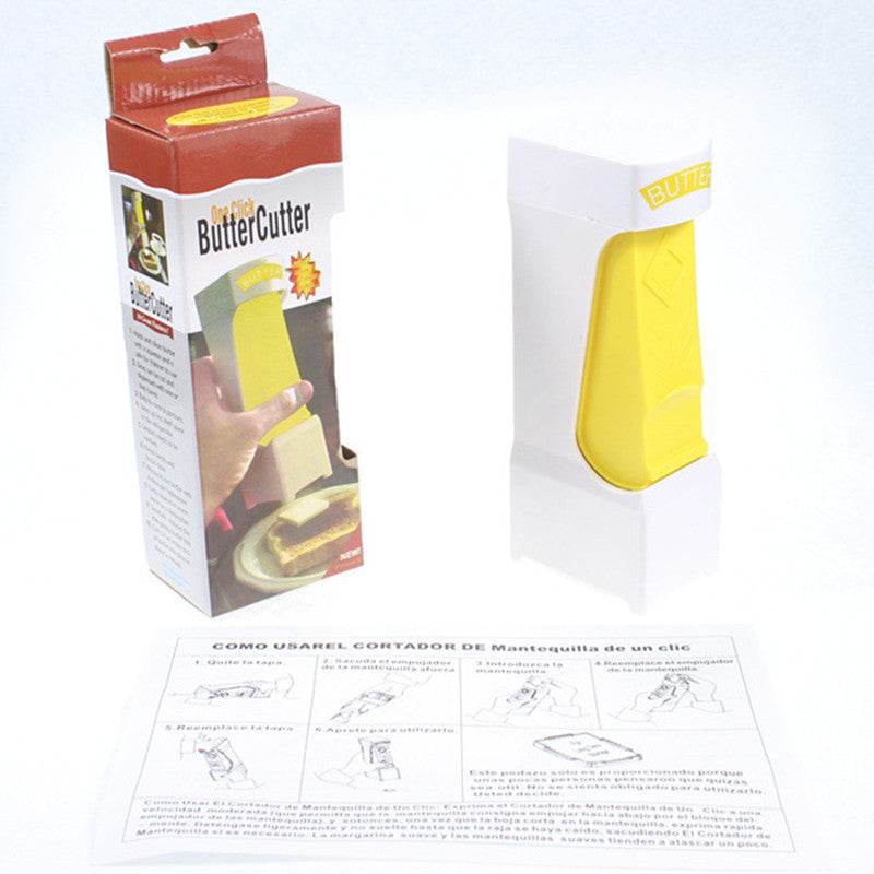 Stick Butter Cutter Cheese Slicer One-Button Dispenser For Cutting Butter Storage Box Cheese Cooking Steak Kitchen Supplies - Here2Save
