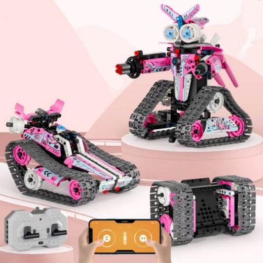 Building Blocks Electric Robot Programming Set Remote Control Intelligent Assembled Tank Boy Toys - Here2Save