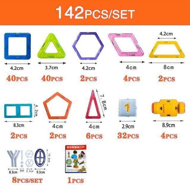 Magnetic Building Blocks DIY Magnets Toys For Kids Designer Construction Set Gifts For Children Toys - Here2Save