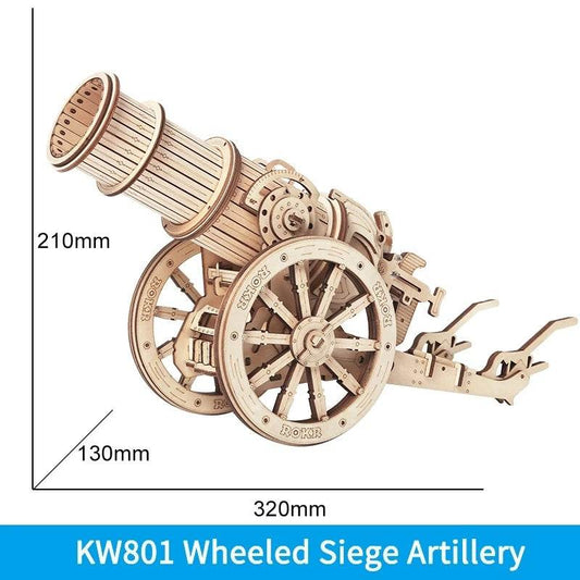 Robotime ROKR Siege Heavy Ballista 3D Wooden Puzzle War Game Assembly Toys Gifts for Children Boys Kids KW401 Dropshipping - Here2Save
