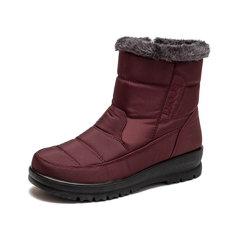 Warm Snow Boots For Women Winter Shoes Waterproof Ankle Boots With Plush - Here2Save