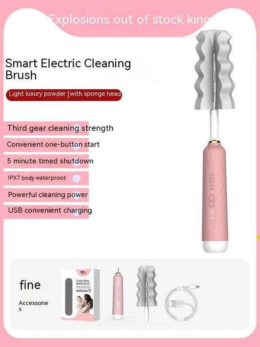 Electric Baby Bottle Brush Sponge Cup - Here2Save