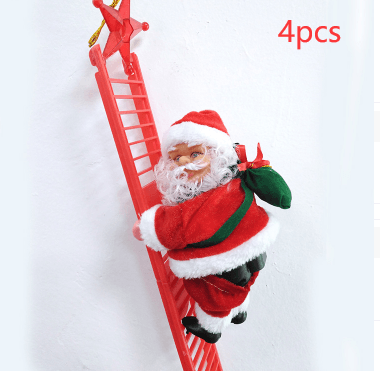 Santa Claus Climbing Ladder Electric Santa Claus Climbing Ladder - Here2Save